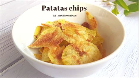 Cómo hacer patatas de bolsa o patatas chips al microondas crujientes y