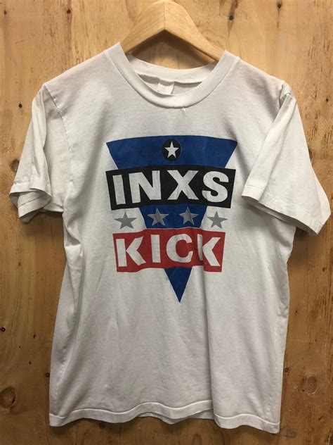 Band Tees Inxs Kick Off Tour America Tee Grailed