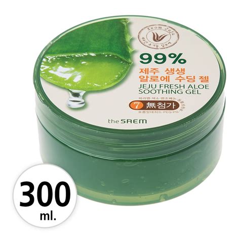 The Saem Jeju Fresh Aloe Soothing Gel 99 ขนาด 300 ml Shopee Thailand