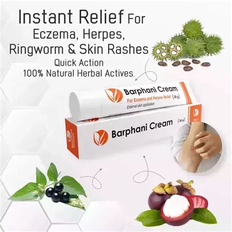 Barphani Cream For Eczema And Herpes Relief Gm Pack Of Uses Price