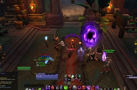 Nether Portal HUD Timer Screenshots WeakAura World Of Warcraft