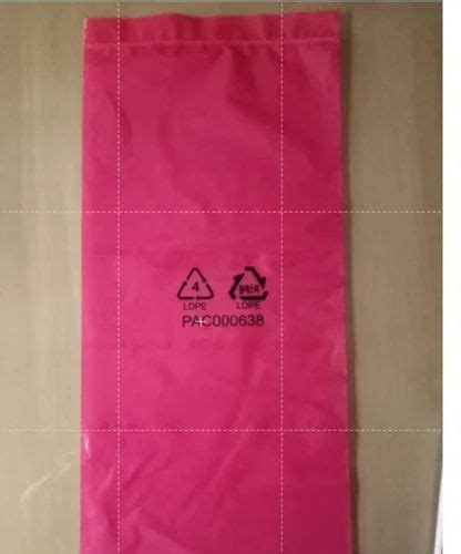 LDPE Zipper Red Anti Static Zip Lock Bags For Shopping Size 24x8