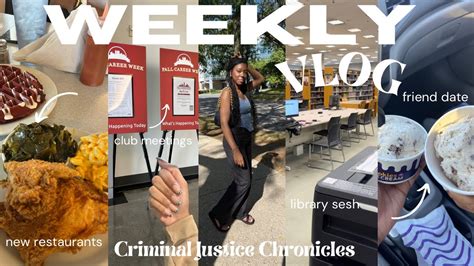 A Week In My Life As A Criminal Justice Major Career Week Essays