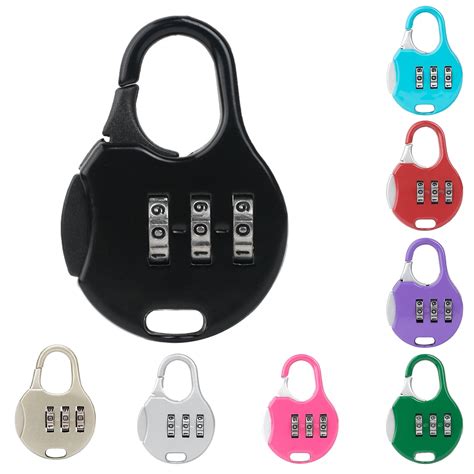 Gofj Digit Combination Lock Cartoon Quick Reset Mini Zinc Alloy Travel