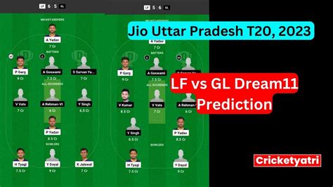 LF Vs GL Dream11 Prediction In Hindi Dream11 Team Fantasy Cricket