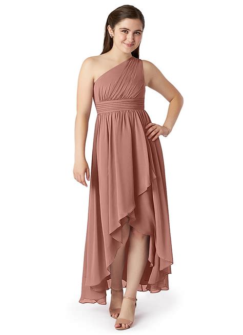 Cedar Rose Azazie Mathilda Junior Bridesmaid Dresses Azazie