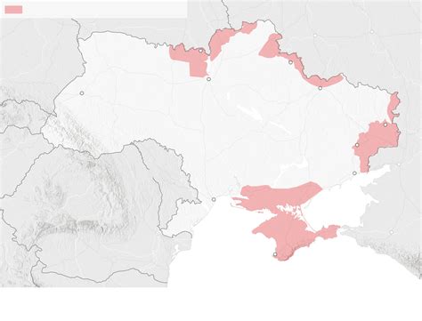 على الخريطة المناطق التي تحتلها روسيا بأوكرانيا للآن ومدى قربها من