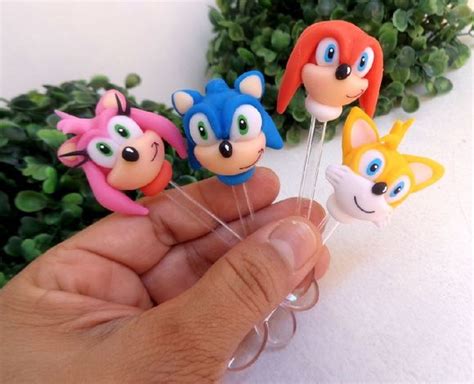 Compre Colherzinhas Decoradas Sonic No Elo Por R Encontre Mais