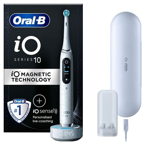 Oral B Io Stardust White Electric Toothbrush With Charging Travel