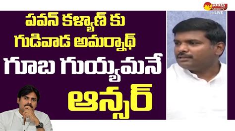 Ap It Minister Gudivada Amarnath Strong Answer To Pawan Kalyan Tweet