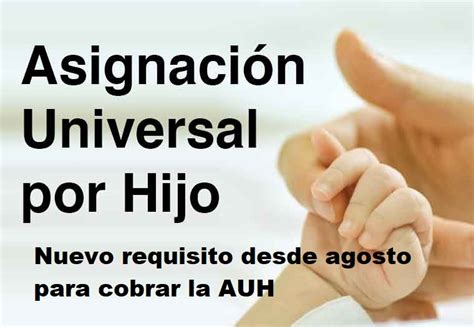 Nuevo requisito desde agosto para cobrar la Asignación Universal por