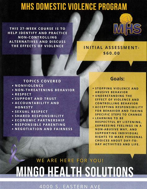 Domestic Violence Initial Assessment Mingo Health Solutions