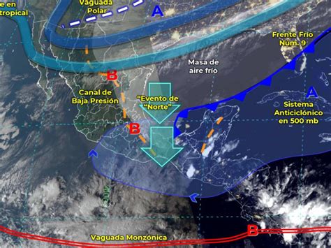 Abr Gate Clima M Xico Hoy De Noviembre Prev N Fr O Y Lluvias