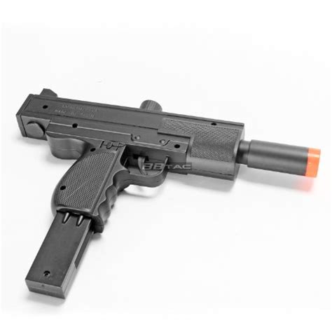 Bbtac Airsoft Smg Spring Gun Loaded 250 Fps And 18 Rd Clip Airsoft