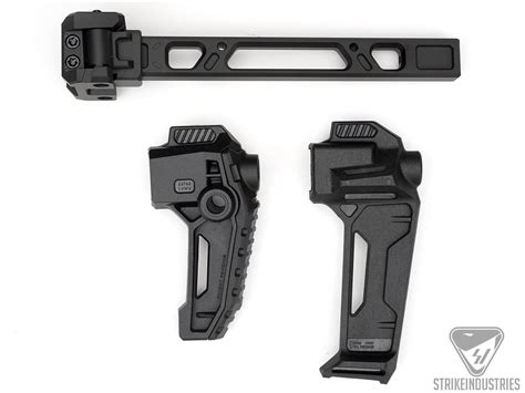 Strike Industries Dual Folding Stock Adapter For Picatinny Rail Mounts