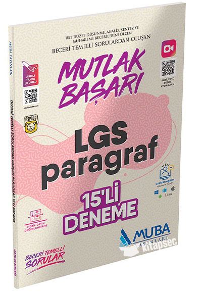 Mutlak Ba Ar S N F Lgs Paragraf Li Deneme Muba Yay Nlar