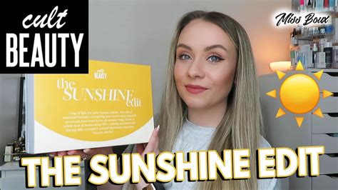 Cult Beauty The Sunshine Edit 2022 Unboxing £45 Worth Over £195