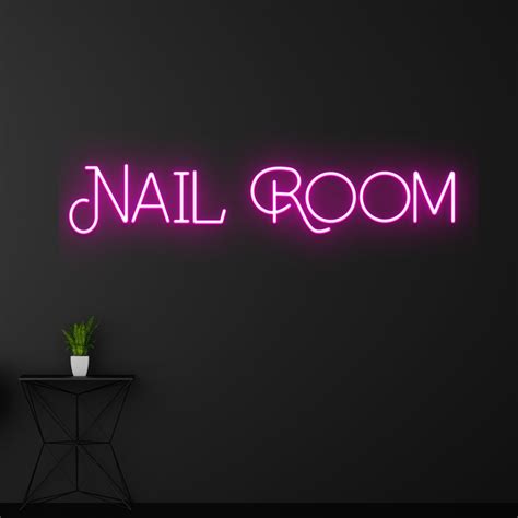 Custom Nail Room Neon Sign Nail Salon Led Light Led Neon Sign For Wall