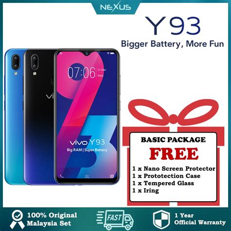 Vivo Y93 3GB 32GB FREE Gifts Original Vivo Malaysia Shopee Malaysia