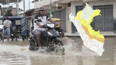 Trece Regiones En Alerta Por Lluvias De Intensidad Moderada A Fuerte Inforegión