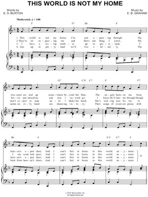 "This World Is Not My Home" Sheet Music - 2 Arrangements Available ...