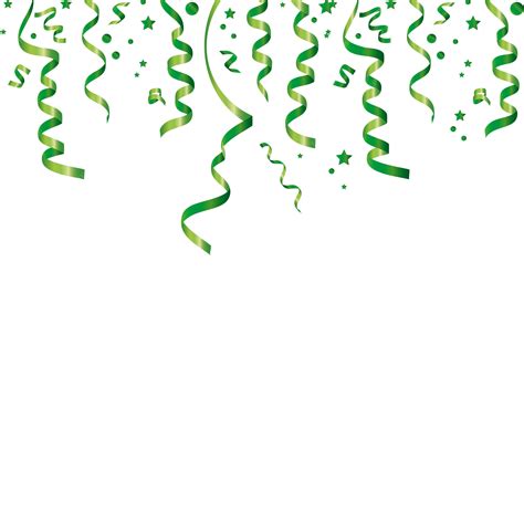 Premium Vector Green Confetti