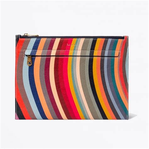 Paul Smith Swirl Leather Purse Pouch Multi Mr And Mrs Stitch