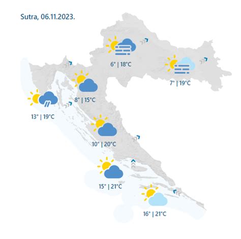 Vremenska Prognoza Za Hrvatsku Za Ponedjeljak 24sata