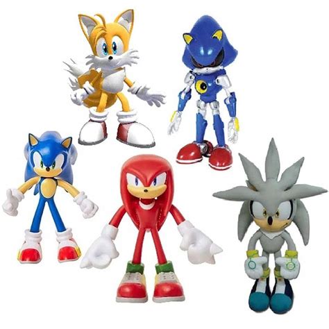 Set De Muñecos Sonic Y Sus Amigos Articulables 2 M5 Promart