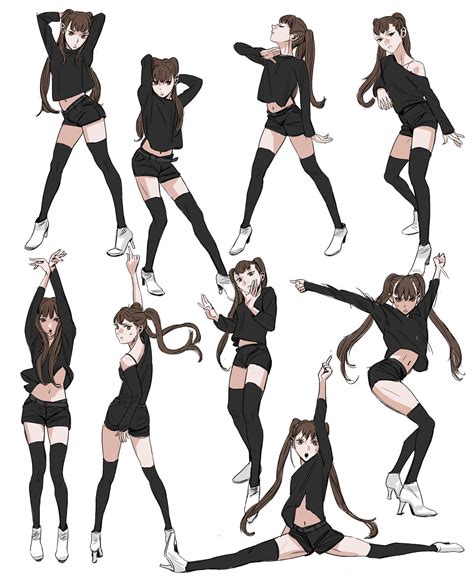 Anime Body Sketch Pose Howto Diy Today