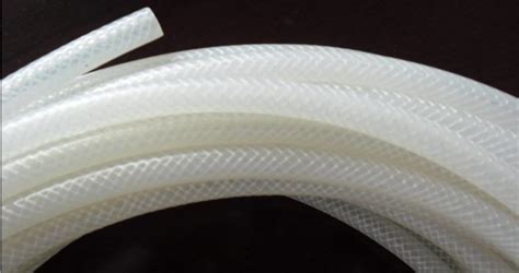 High Purity Braided Silicone Tubing Lfgb Approved For Pressurized Fluid