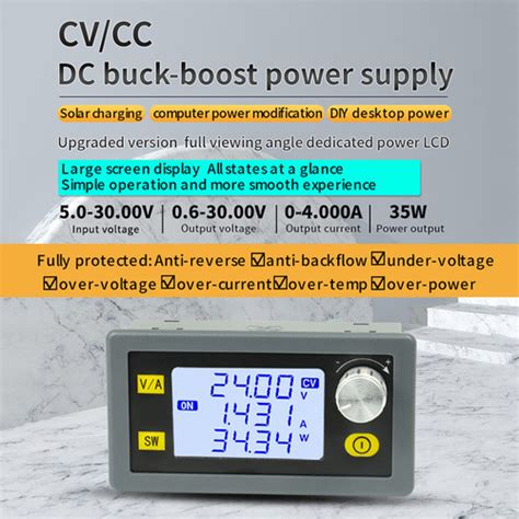 Jual SK35H DC Buck Boost Converter CC CV 0 6 30V 4A 5V 6V 12V 24V Power