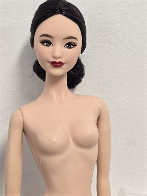 Nude Barbie Lunar New Year Doll Qipao Blossom Chinese Model Muse