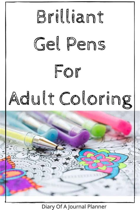 The Best Gel Pens For Coloring