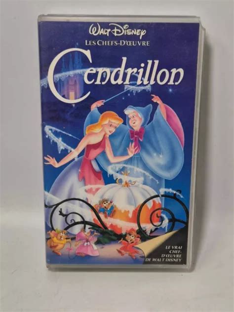 CASSETTE VINTAGE VHS Walt Disney The Greatest Classic Cinderella VF 13