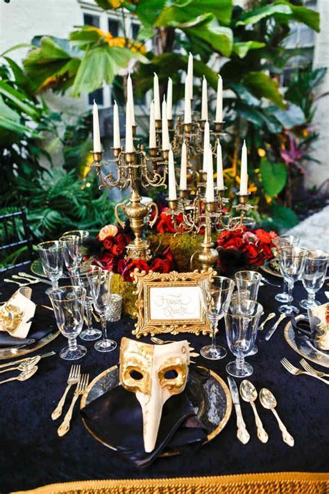 Gothic Glam Wedding Blog Masquerade Wedding Wedding Inspiration