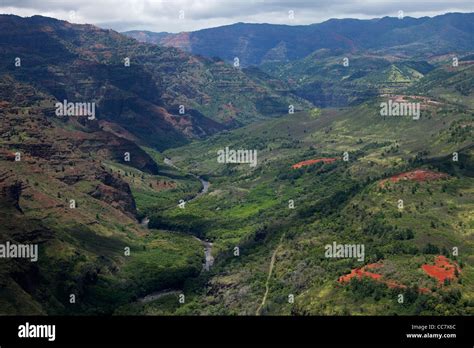 Waimea River Kauai Hawaii Usa Stock Photo Alamy