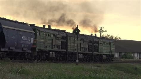 3ТЭ10М-1260АБ/1250В [ЧФМ] Полная зеленая тройка! - YouTube