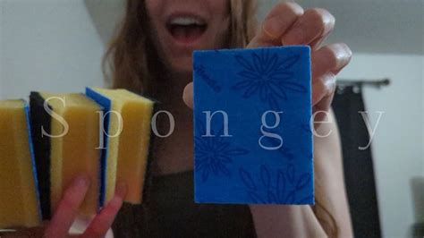 Asmr Sponge 🧽 Showing New Sponges From Sweden 🧽 Crinkles Dry Sponge