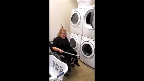 How To Use A Stackable Washer And Dryer From A Wheelchair Youtube