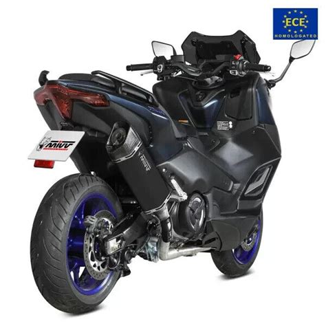 Mivv Sr Scarico Completo Nero Omologato Per Yamaha Tmax Ebay