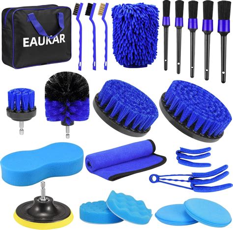 Eaukar 23 Pcs Auto Reinigungsset Autopflege Set Auto Detail