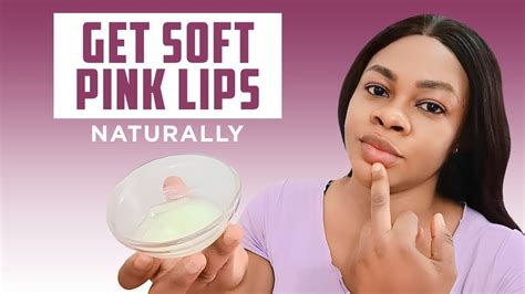 Mix Vaseline And Baking Soda For A Soft Pink Lips Naturally Youtube