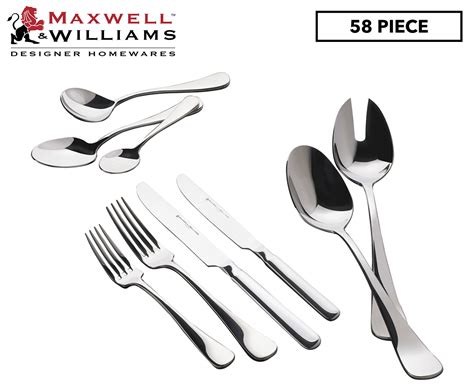 Maxwell And Williams Madison 58 Piece Cutlery Set Au