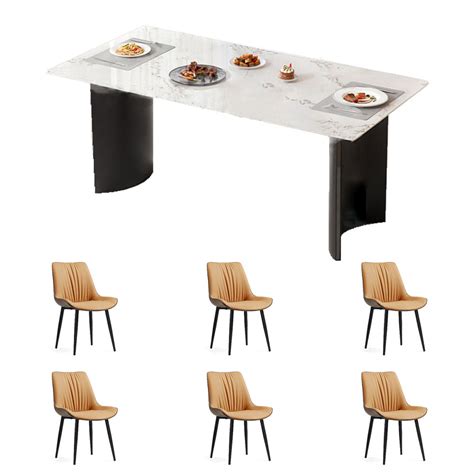 ASS Comfort Zone Simple Rock Plate Dining Table And Chair Wayfair