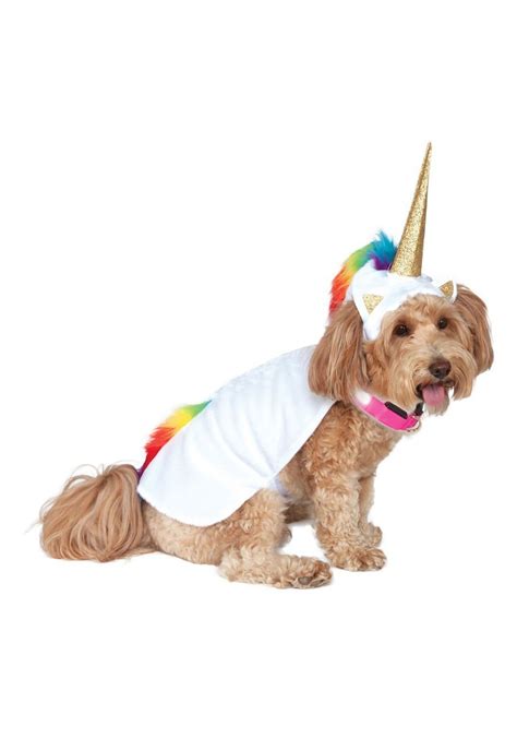 Unicorn Cape Light Up Collar Dog Costume