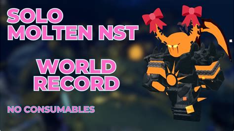 10 27 SOLO MOLTEN NST WORLD RECORD Tower Defense Simulator YouTube