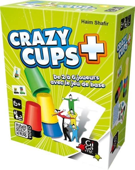 Jeu de société Gigamic Crazy Cup Plus Jeux dambiance Achat prix