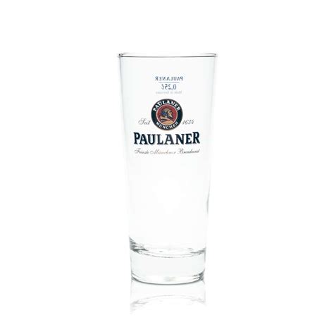 6x Paulaner Bier Glas 0 25l Becher Willi Gläser Cup