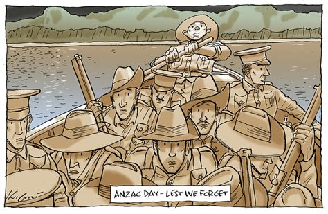 Anzac Day Remembered Fan Favourite Cartoon Knight Cartoons